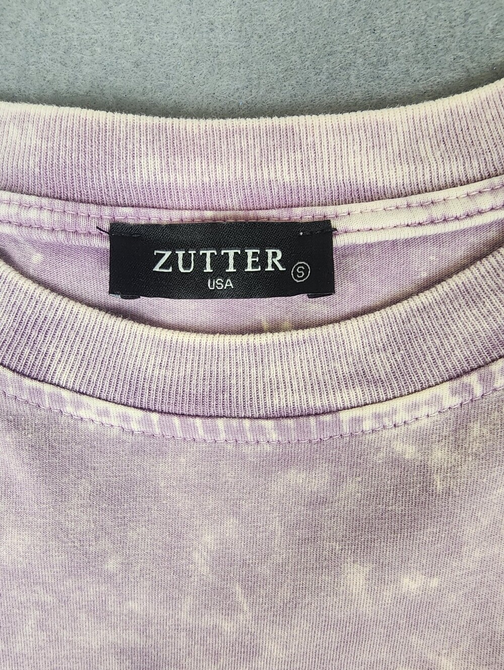 Zutter Free Bird Lavender Graphic Tee Streetwear Retro Style Womens Small - Picture 3 of 8